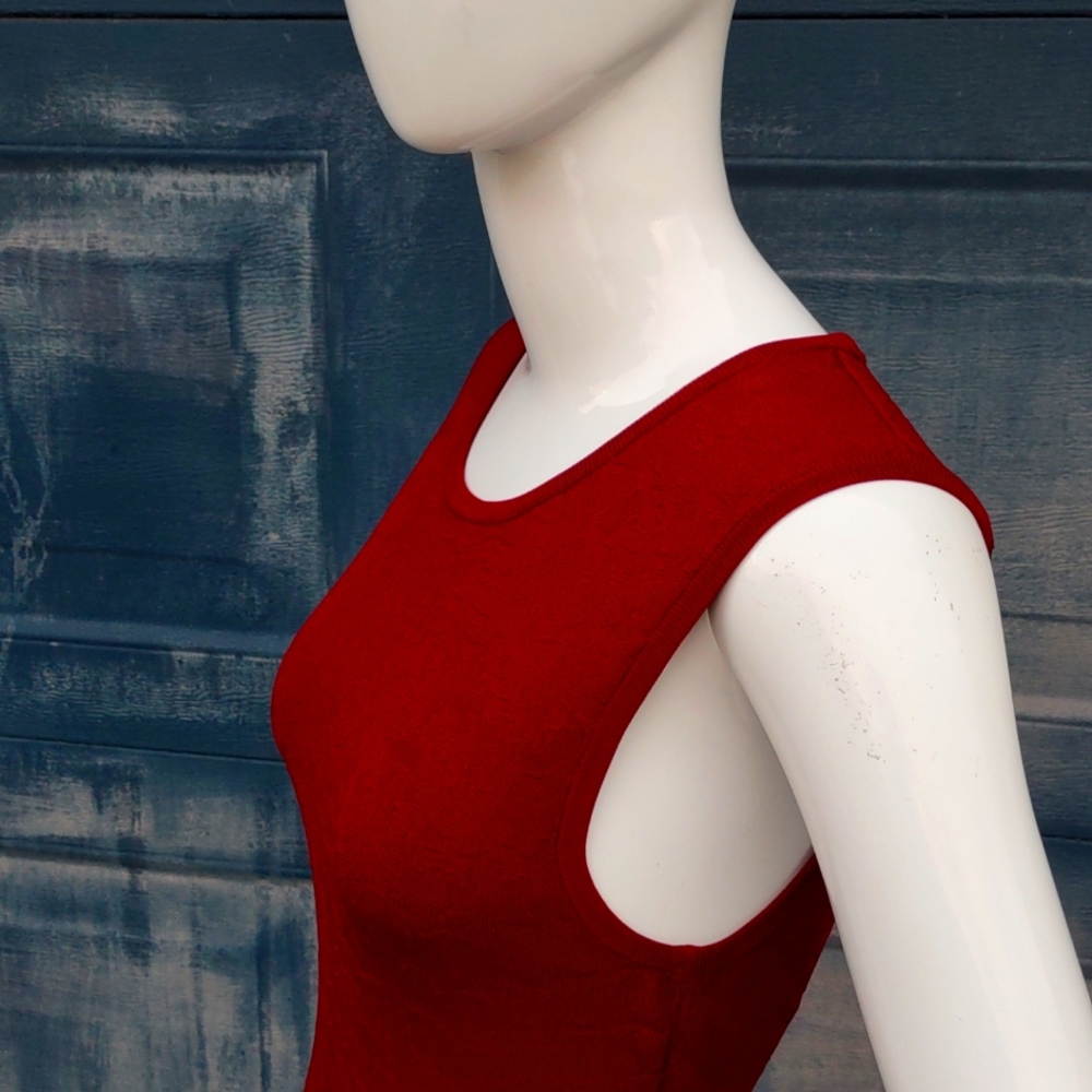 Eva Longoria Fit & Flare Sleeveless Dress  (Heavy)